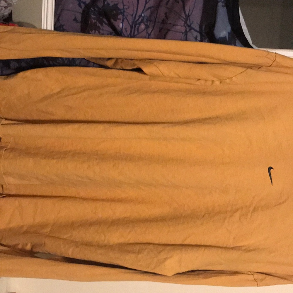yellow nike long sleeve